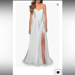 Elegant White Evening Gown